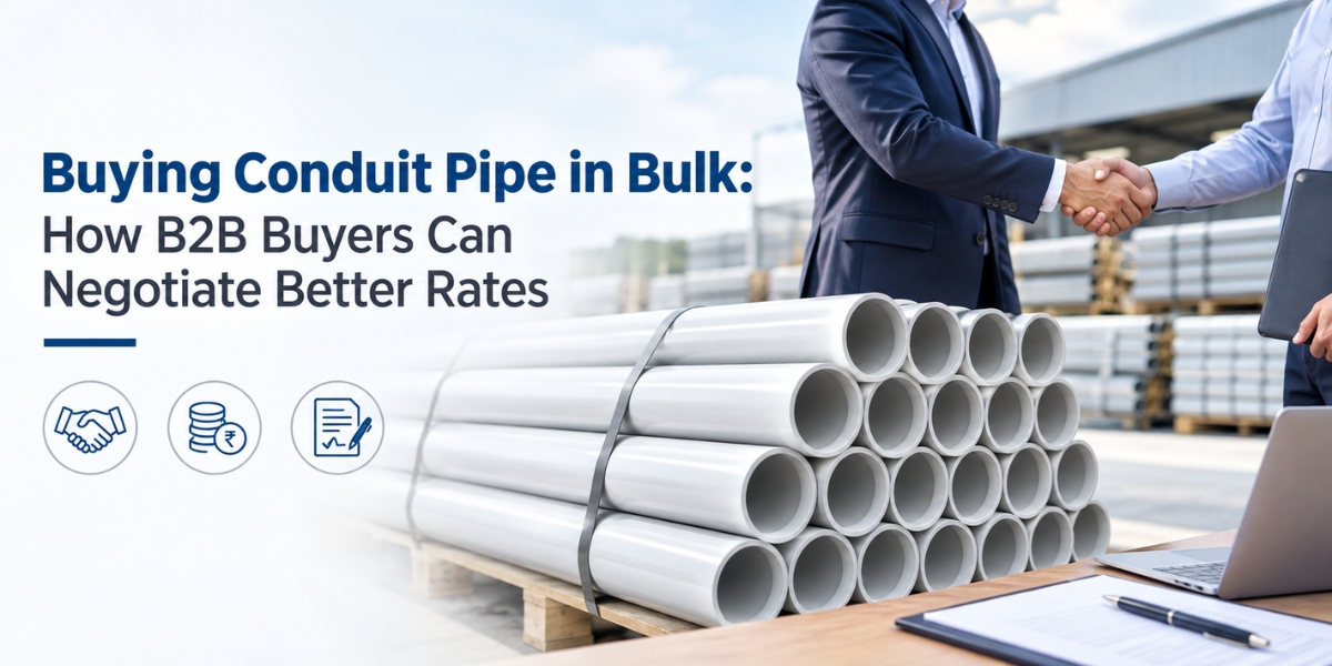 Buying Conduit Pipe in Bulk: How B2B Buyers Can Negotiate Better Rates