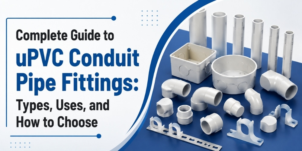 Complete Guide to uPVC Conduit Pipe Fittings: Types, Uses, and How to Choose