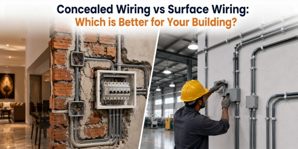 Concealed Wiring vs Surface Wiring: Which is Better for Your Building?