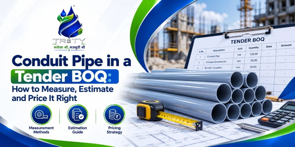 Conduit Pipe in a Tender BOQ: How to Measure, Estimate and Price It Right