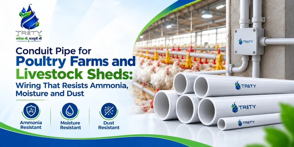 Conduit Pipe for Poultry Farms and Livestock Sheds: Wiring That Resists Ammonia, Moisture and Dust