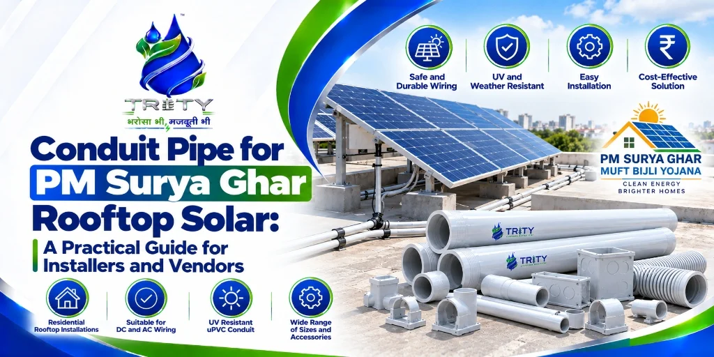 Conduit Pipe for PM Surya Ghar Rooftop Solar: A Practical Guide for Installers and Vendors