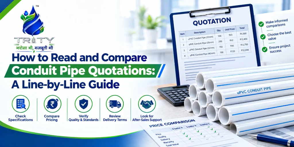 How to Read and Compare Conduit Pipe Quotations: A Line-by-Line Guide
