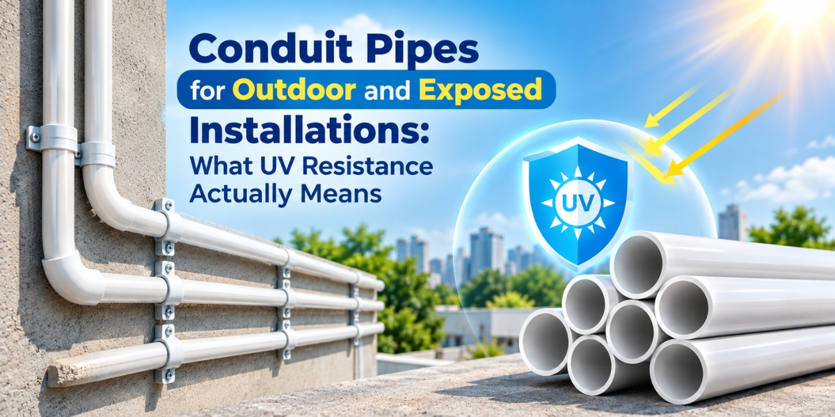 Conduit Pipes for Outdoor and Exposed Installations: What UV Resistance Actually Means