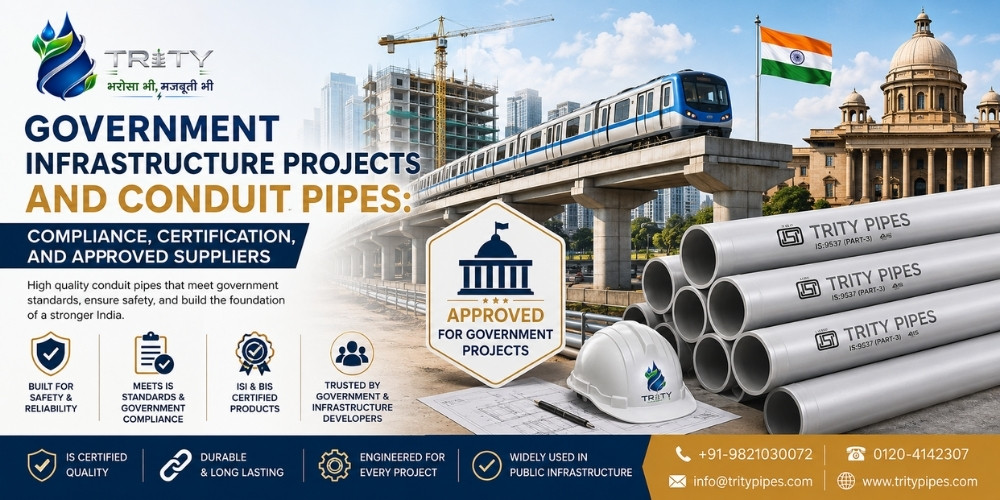 Government Infrastructure Projects and Conduit Pipes: Compliance, Certification, and Approved Suppliers