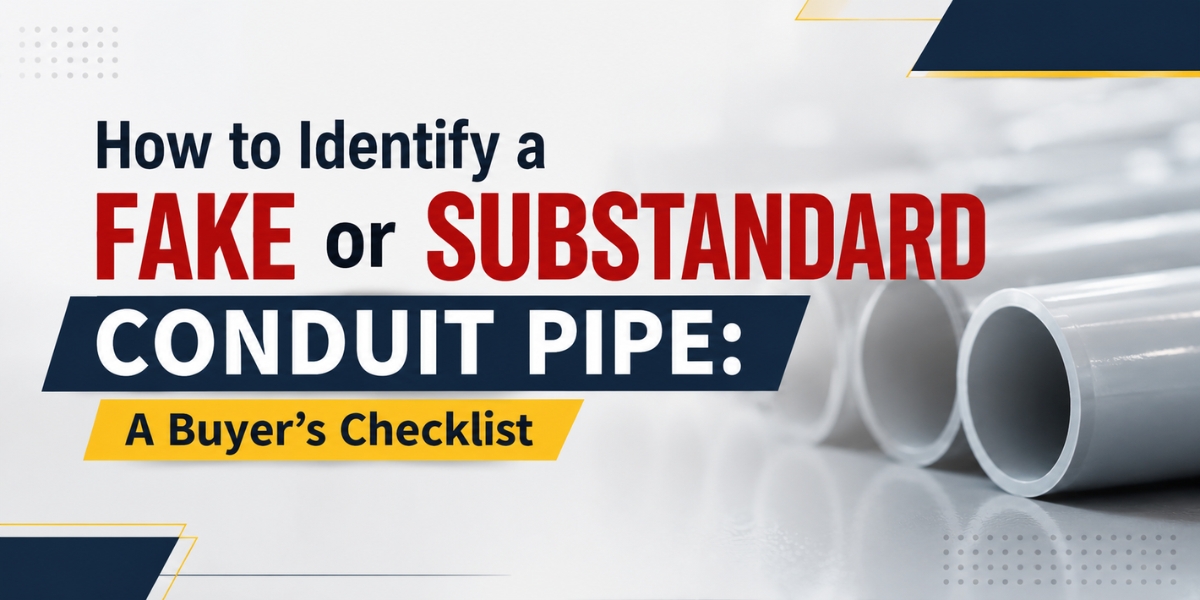How to Identify a Fake or Substandard Conduit Pipe: A Buyer's Checklist
