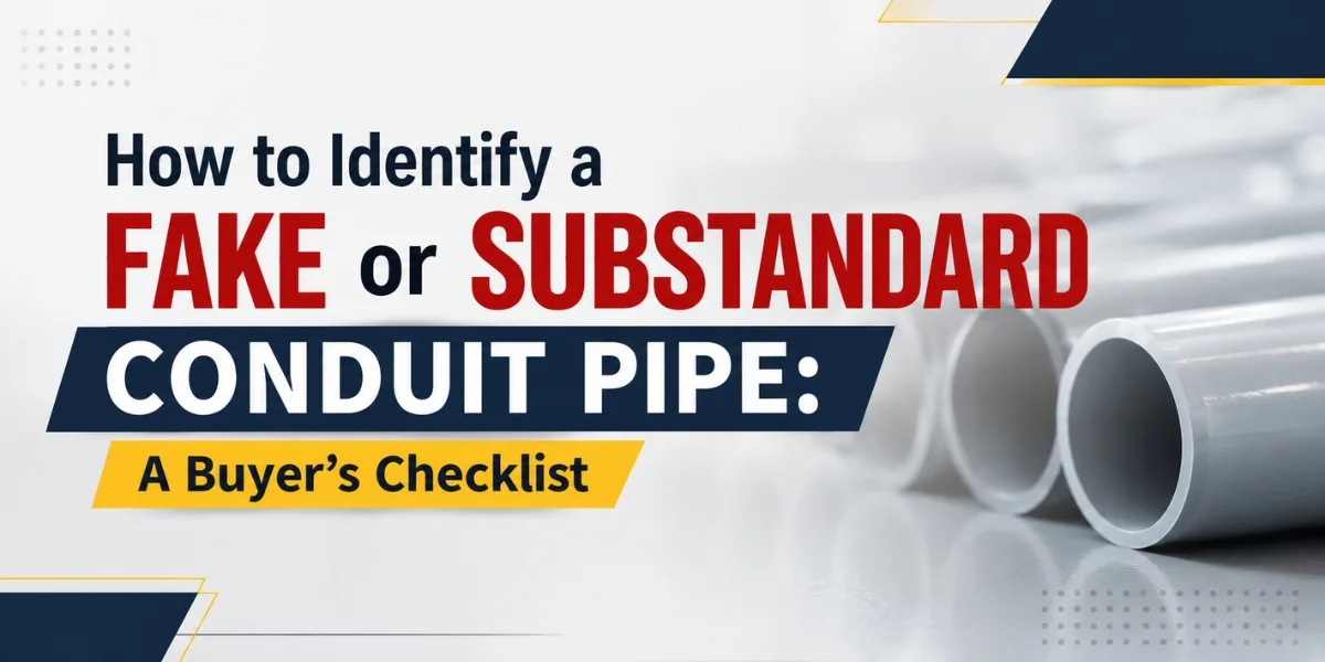 How to Identify a Fake or Substandard Conduit Pipe: A Buyer's Checklist