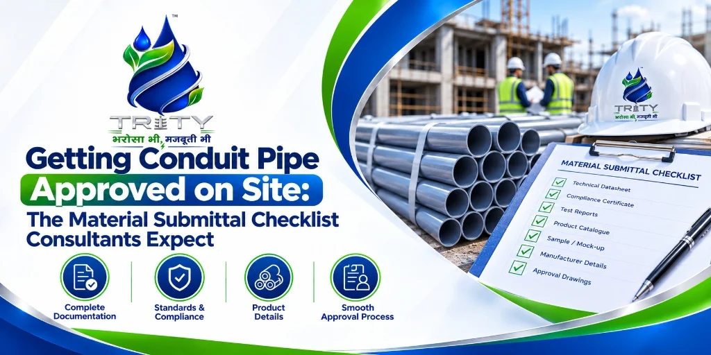 Getting Conduit Pipe Approved on Site: The Material Submittal Checklist Consultants Expect