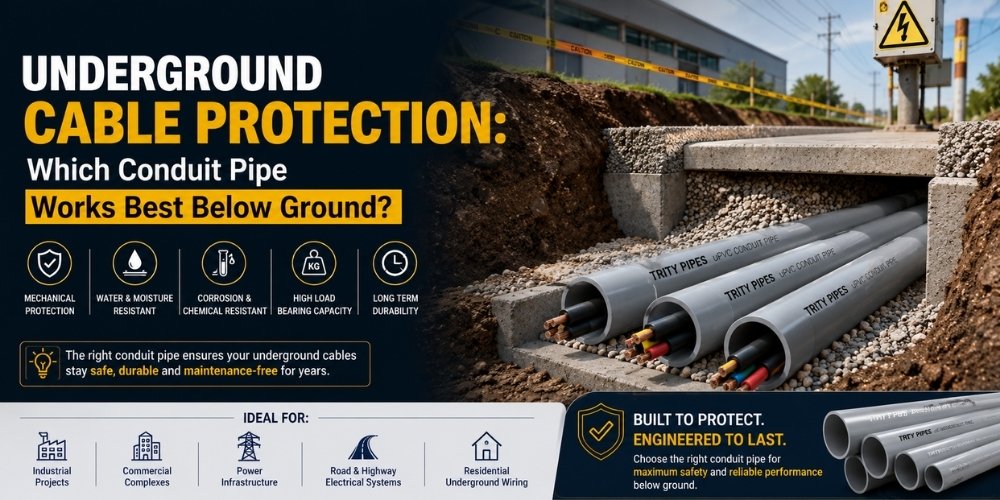 Underground Cable Protection: Which Conduit Pipe Works Best Below Ground?