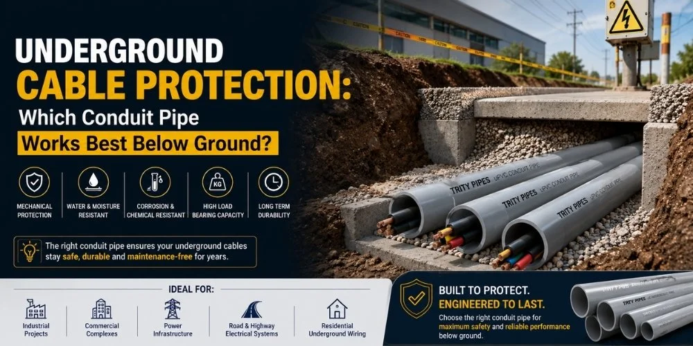 Underground Cable Protection: Which Conduit Pipe Works Best Below Ground?