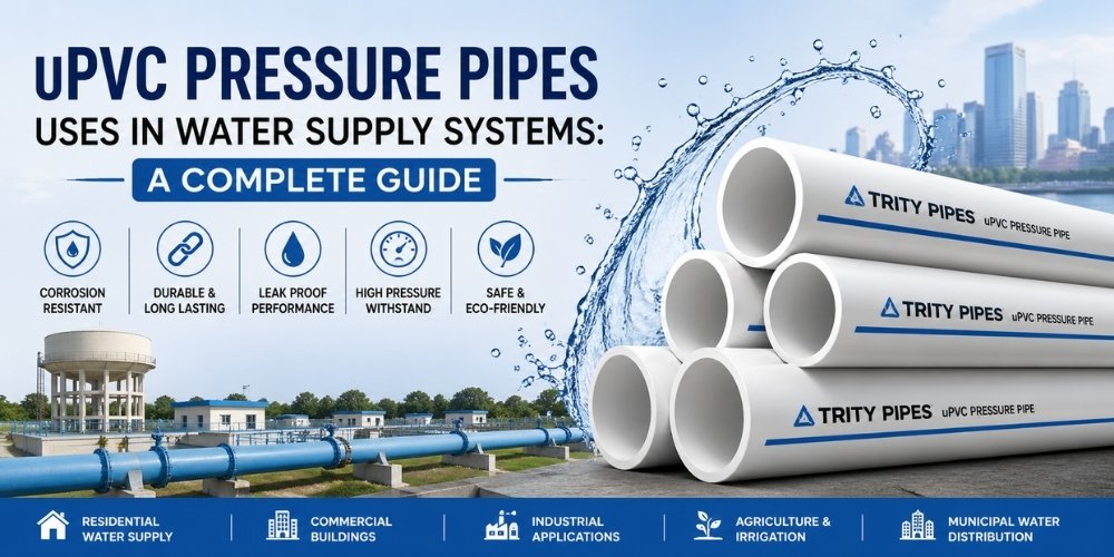 uPVC Pressure Pipes Uses in Water Supply Systems: A Complete Guide