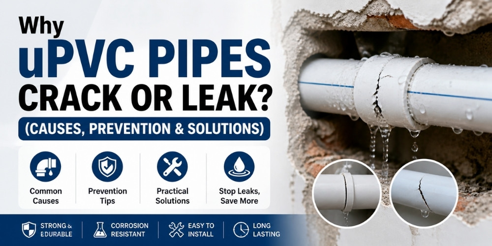 Why uPVC Pipes Crack or Leak? (Causes, Prevention and Solutions)
